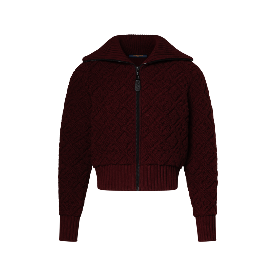 モノグラムフラワー タウアリング ジップアップジャケット ｜ルイ